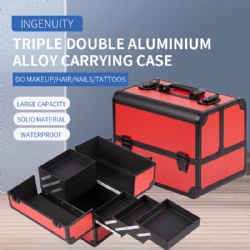 3523 Three-Layer Double-Opening Suitcase
